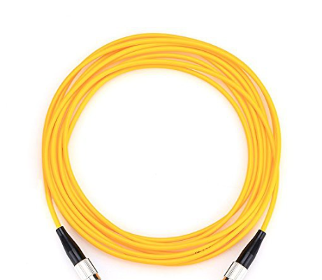 3M Fc Fc Fiber Optic Patch Cord Single Mode Simplex Indoor Yellow