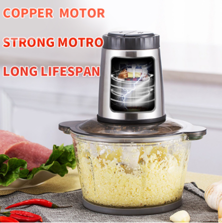 MJY Meat Grinder Multifunctional Electrical Meat Mincer Vegetable Grinder 2.5L Large Capacity