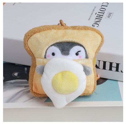 Koi Penguin Plush Doll Small Pendant Bag Pendant Charm Doll Keychain Toy Doll F36