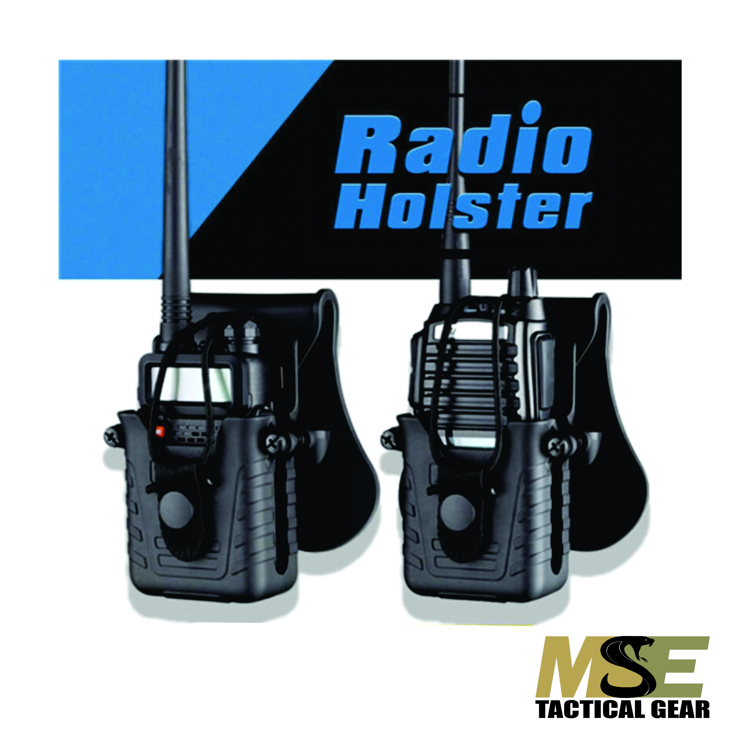 Radio Holster, Tactical AMOMAX Holster, 360 Degrees Rotation, See Description for Fittings