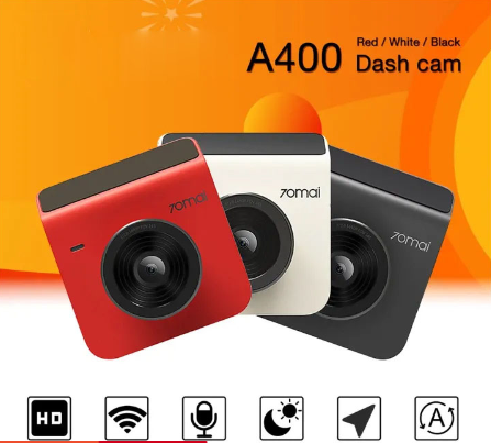 70 mai Driving Recorder A400Front and Rear Dual Camera Car Panoramic Wireless Driving Recorder