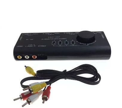 Allan Audio And Video Switcher AV-109 With S Terminal Composite Video Av Switcher/ TV Switcher