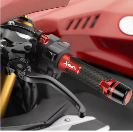 7/8" 22MM Motorcycle Accessories, CNC Aluminum Rubber Handlebar Hand Grips Bar End Gel Grip, For Yamaha For XMAX 250 300 400 2017-2018