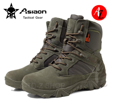 Asiaon 516 Side Zip Tactical Lightweight Patrol Combat Boots Cordura Fabric For Outdoor and Camping
