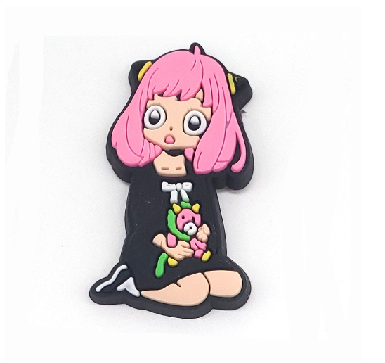 Cute Spy Family Jibitz for Croc Pin Anya Yor Forger Jibbits Charm Anime Jibits Crocks Men Shoe Charms Shoes Accessories Decoration G7