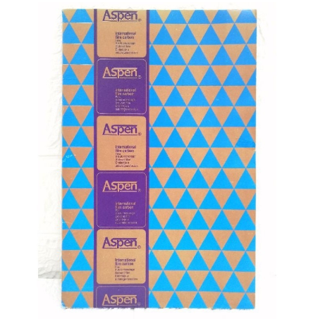 Aspen Carbon Paper 1ream 100pcs Long (8.5X13,210mmX330mm)black