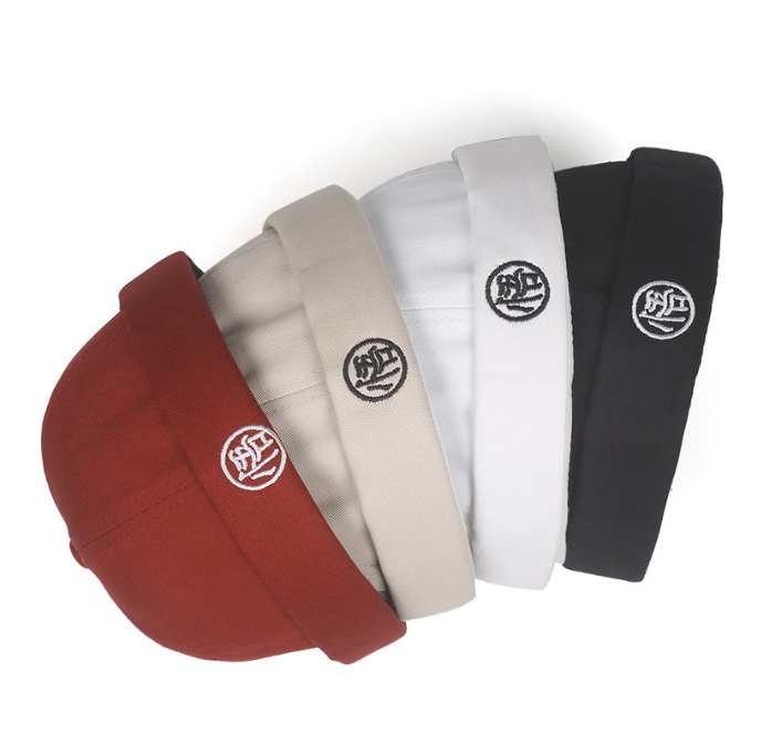 Fashion bonet Dragon Ball Anime Cap Embroidery beanie hat bonet for men Retro Casual Brimless Skull cap beanie for women