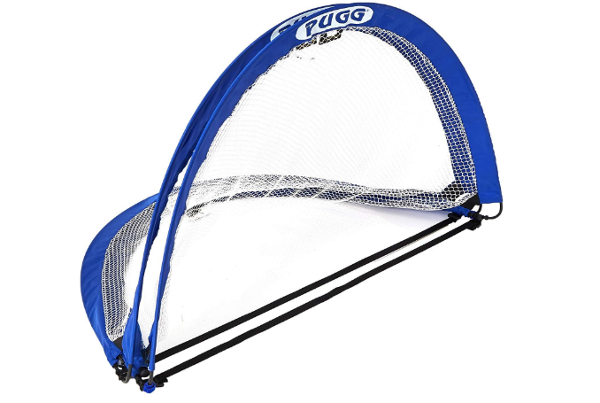 4 Foot Pop Up Soccer Goal - Portable Training Futsal Football Net - The Original Pickup Game Goal (Two Goals & Bag)