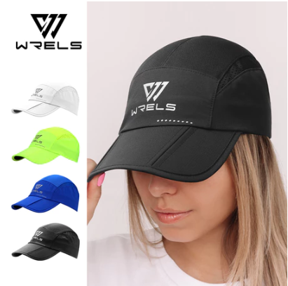 Wrels Sports Cap Foldable Outdoor Running Sunscreen Quick-Drying Shade Marathon Men And Women