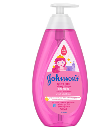 Johnson's Active Kids Shiny Drops Baby Shampoo 500ml - Shampoo for Kids, For Kids Bath