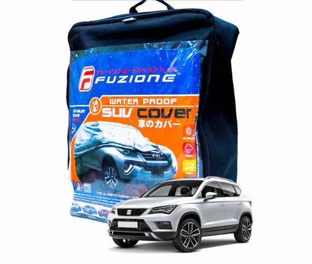 Fuzion Car Cover Waterproof SUV FCC-600(Grey) for Toyota Fortuner, FJ Cruiser, Land Cruiser