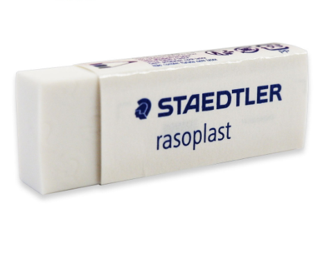 Staedtler Plastic Eraser Rasoplast White 65x23x13mm 526 B20 - School & Office Supplies