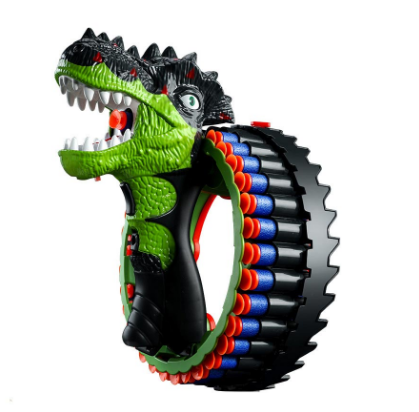 Dinosaur Bracelet Electric Burst Game Soft Bullet Gun Toy Large Capacity Shooting Toy for boys girls