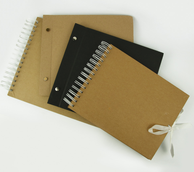 Craft Easy 7x9 Kraft Scrapbook Album 12 Brown Pages