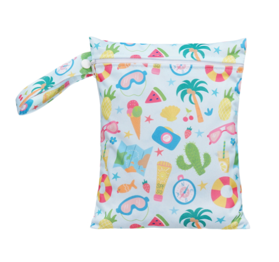 Happyflute 18x25CM Waterproof Mini Wet Diaper Bag Reusable And Portable Single Pocket Dry Bag For Diapers S9