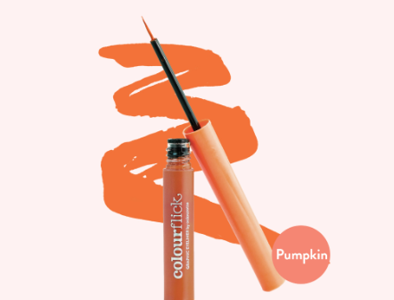 Colourette Colourflick Graphic Eyeliner in Pumpkin [Highly-pigmented, Smudge-proof, Quick-setting]