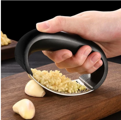 DHD Stainless Steel Garlic Press Rocker - Professional Grade Garlic Crusher and Garlic Presser
