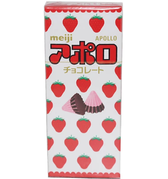 Meiji Apollo Chocolate Strawberry 46g