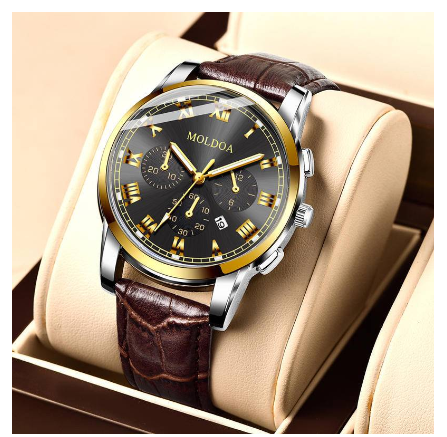 Watch For Men Water Proof Relo for Man Original Business Genuine Quartz Stainless Steel Accurate Wear-Resistant Luminous 8