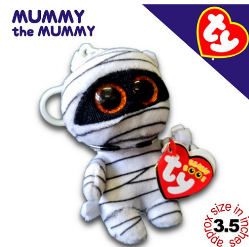 TY Key Clips-Chains Bag Charm Hanging Plushie Stuffed Toy Collection 1 PCC12