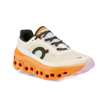 【100% Authentic】ON Running Cloudmonster Yello-Brown For Men And Women Low-top Sneakers 61.98652