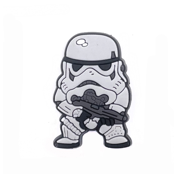 Cartoon Baby Yoda Croc Jibbitz Alien Croc Jibbits Robot Shoe Charms Pin Star Wars Jibits Crocks for Women Shoes Accessories Decoration 09