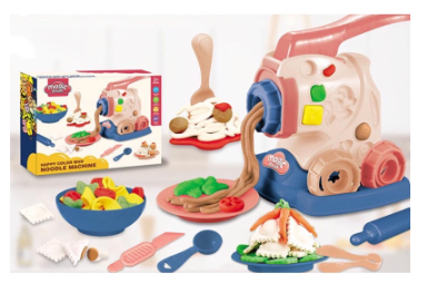 Kids Toys DIY Plasticine Noodle Maker Kids Safty Pretend Play Dumpling Clay Dough Toy Set Girls Gift