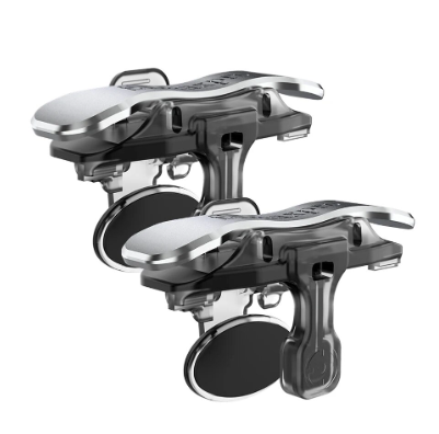 1 Pair Gaming Trigger Gaming Shoulder Trigger Mobile Game Trigger For PUBG Mobile Game Fire Button Aim Key Shooter Controller