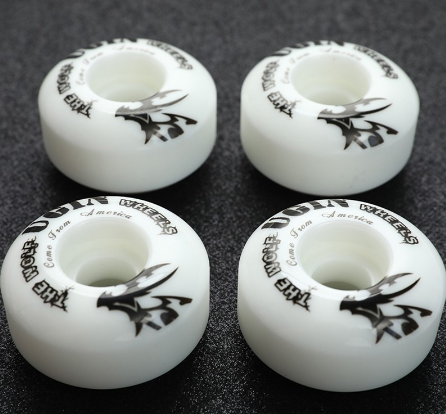 4Pcs/Set Skateboard Wheels 95a 52*30mm Resilient PU Fit for Rough Grounds Asphalt Road Half-Pipe