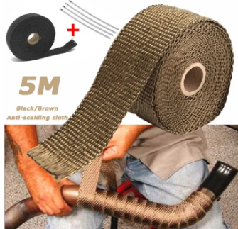 5M Retro locomotive retro motorcycle exhaust anti-scalding cloth Universal