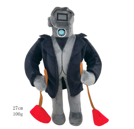 Ready Stock Skibidi Toilet Plush Toilet Plush Toy Monitor Doll S5