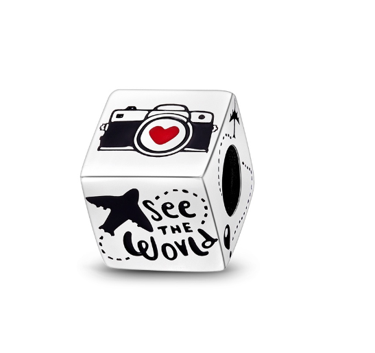 25 Sterling Silver Dog Bone Charm Suitable For Pandora Bracelet DIY 0022