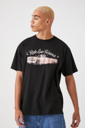 Forever 21 Men's Ride Low Forever Graphic Tee