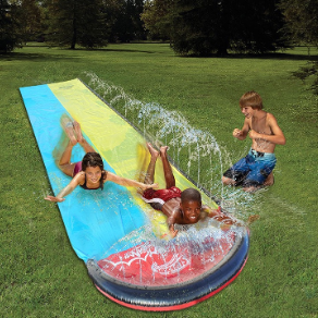 Swimming Pool Lawn Water Slide Fun For Kids Patio Summer Backyard Outdoor Water Toys