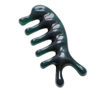 Wide Tooth Resin Hair Comb Smooth Surface Body Relaxing Massage Comb