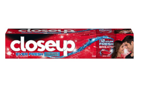Closeup Gel Toothpaste with Antibacterial Zinc Red Hot 145ml