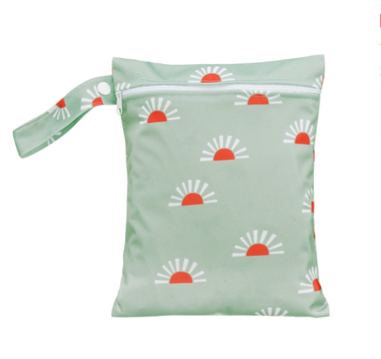 Happyflute 18x25CM Waterproof Mini Wet Diaper Bag Reusable And Portable Single Pocket Dry Bag For Diapers S4