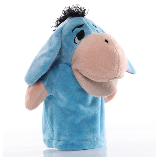 Animal Hand Puppet Cartoon Plush Toys Educational Pretend Telling Story Doll Kid Gifts D8