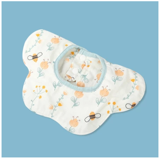 Einmilk Baby Bandana Dribble Bibs 360 Rotate Drool Bibs or Petal Bib Cotton Super Soft & Absorbent B12