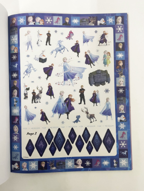 Disney Frozen 2 1001 Stickers Activity Book Giant Wall Sticker Puzzles Games for Kids