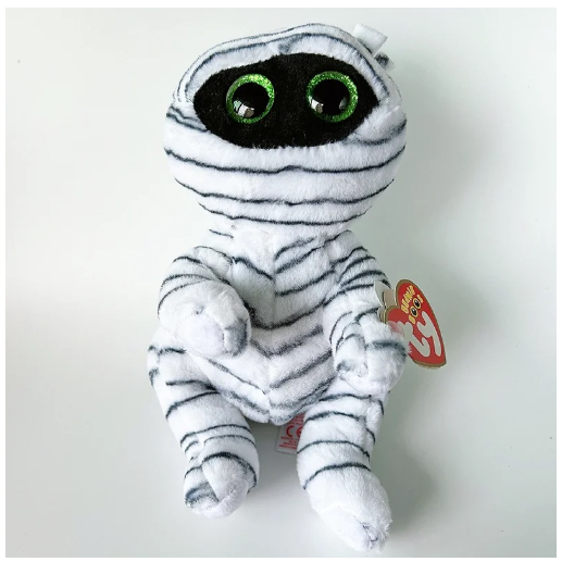 15cm TY Beanie Bellies Scully the Brown Pirate Bear Stuffed Animals 15cm Soft Doll Toy Christmas Gift Kids Toys Kawaii Plush C10