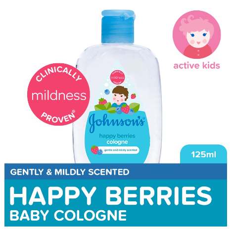 Johnson's Baby Cologne Happy Beries 125ml - Kids, Baby Essentials, Baby Care