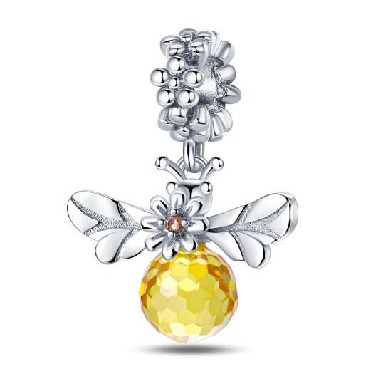 S925 Silver Pandora Same Design Colorful Spring Garden Series Suitable for Original Bracelet s17