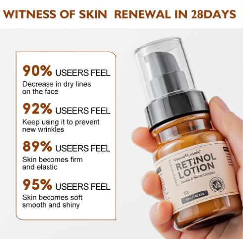 VIBRANT GLAMOUR Hyaluronic Acid Face Serum Sets Anti-Aging Shrink Pore Whitening Hydrating Moisturizing Reduces Wrinkles Essence