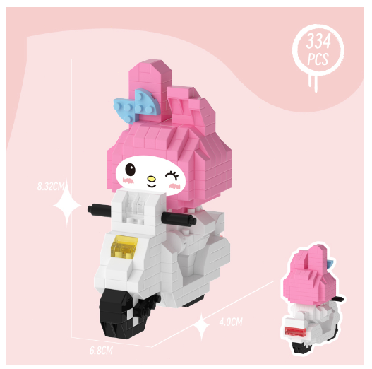 Building Block Toys Educational Toy Gift for Girls Desktop Decoration Cute LinaBeII L31