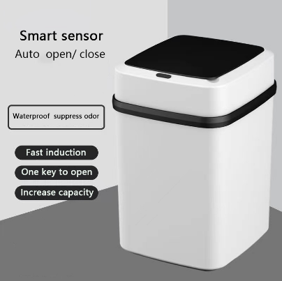 Smart Trash Can 13L/15L Induction Open lid Toilet Bedroom Living Room Creative Automatic Basket