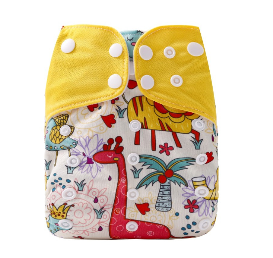 Ready Stocks Waterproof Reusable Digital Printed One Size Pocket Cloth Diaper CD9