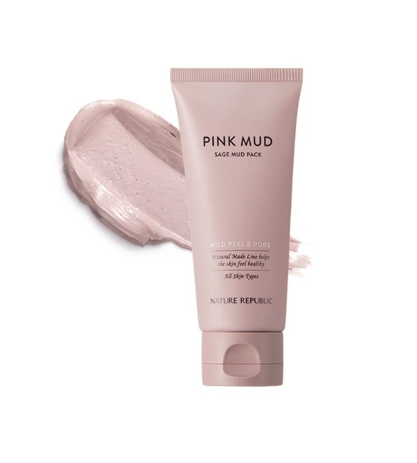Nature Republic Natural Made Pink Sage Mild Peel Mud Pack