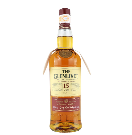 The Glenlivet Single Malt Scotch Whisky 15 YO 700mL