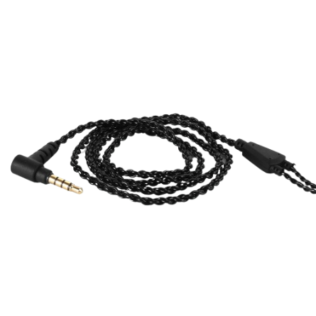 Popcorn Earphone Cable Microphone 3.5mm Plug Wire Replacement Upgrade Earphones